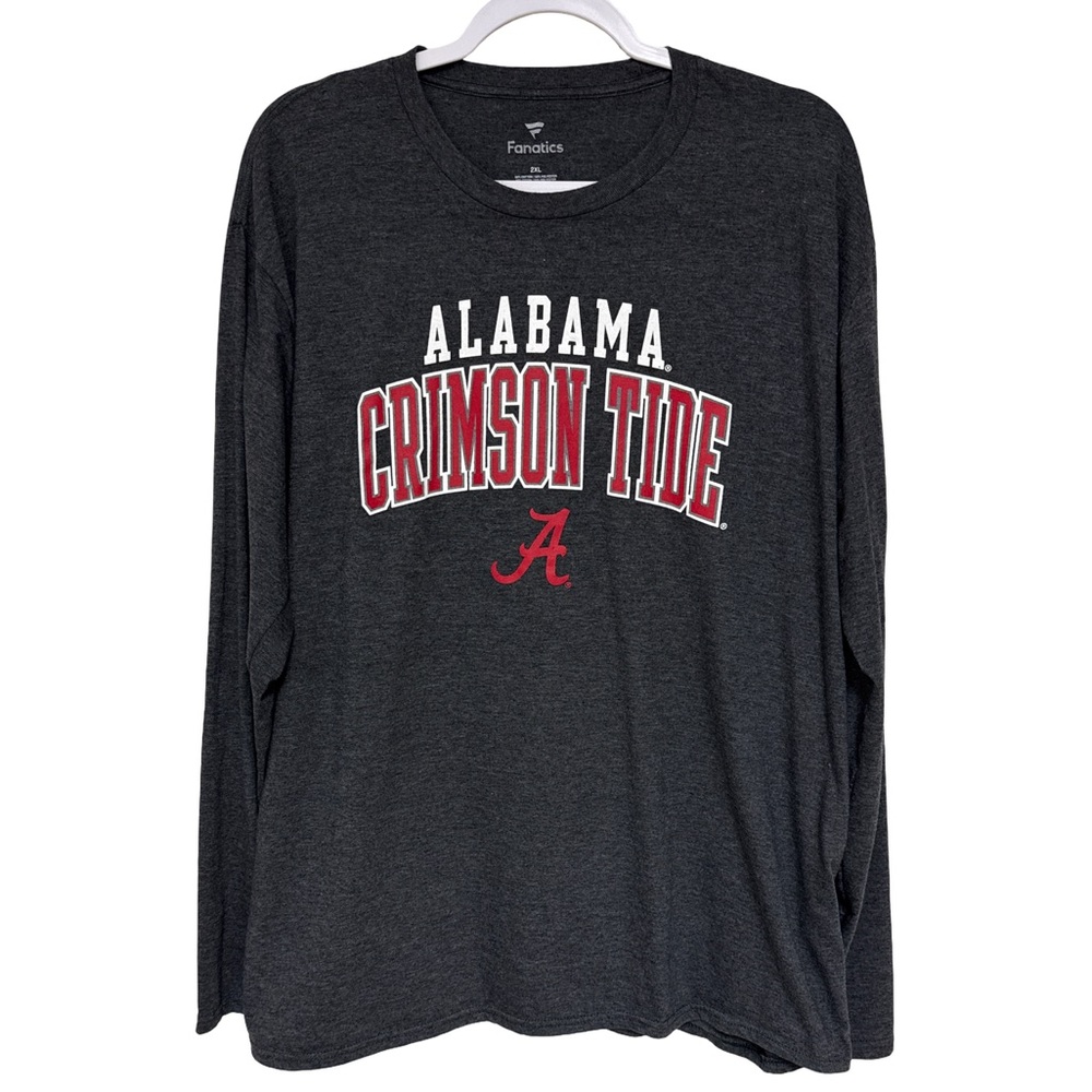 Alabama Fanatics “Crimson Tide” Long Sleeve Shirt Women’s 2XL Gray